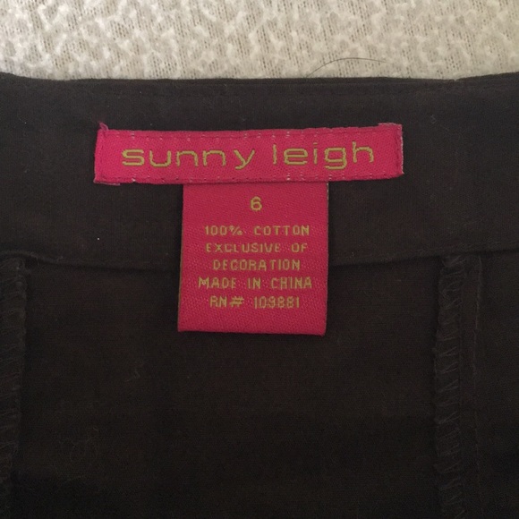 Sunny Leigh size 6 skirt brown teal purple - Picture 2 of 5